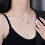 By Queen Ασημένιο Gold Plated Κολιέ Τουλίπα Mε Ζιργκόν - Image 8