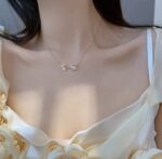 By Queen Ασημένιο Rose Gold Plated Κολιέ Τουλίπα Mε Ζιργκόν - Image 16