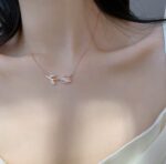 By Queen Ασημένιο Rose Gold Plated Κολιέ Τουλίπα Mε Ζιργκόν - Image 18