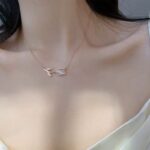 By Queen Ασημένιο Rose Gold Plated Κολιέ Τουλίπα Mε Ζιργκόν - Image 8