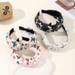 By Queen Κρεμ Στέκα Μαλλιών Με Μπλε Και Χρυσές Πεταλούδες - Image 2