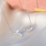 By Queen Ασημένιο Minimal Elegant Κολιέ Τουλίπα Mε Ζιργκόν - Image 11