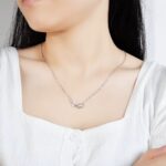 By Queen Ασημένιο Minimal Elegant Κολιέ Τουλίπα Mε Ζιργκόν - Image 16