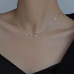 By Queen Ασημένιο Minimal Elegant Κολιέ Τουλίπα Mε Ζιργκόν - Image 20