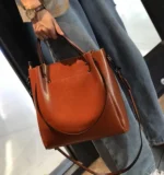 By Queen Δερμάτινη Γυναικεία Τσάντα Shopper Ταμπά - Image 3