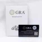 By Queen Luxury Jewelry Χρυσό Κολιέ 14K Με Μοϊσανίτη Brilliant Round - Image 2