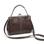By Queen Unisex Vintage Τσάντα Καφέ - Image 3