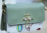 By Queen Γυναικεία Tote Flap Τσάντα Πράσινη - Image 3