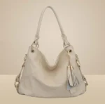By Queen Γυναικεία Τσάντα Shopper Μπεζ