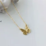 By Queen Κολιέ Butterfly Lace Επιχρυσωμένη με Zircon - Image 8