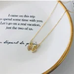 By Queen Κολιέ Butterfly Lace Επιχρυσωμένη με Zircon - Image 11