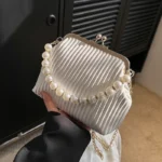By Queen Βραδινό Κοκτέιλ Τσαντάκι Άσπρο - Image 13
