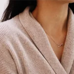 By Queen Κολιέ με το Σύμβολο του Άπειρου Pink Gold με Zircon - Image 4