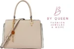 By Queen Leather Γυναικεία Τσάντα Δερμάτινη Χειρός - Ώμου Μπεζ - Image 9