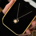 By Queen Κολιέ Christmas Star Επιχρυσωμένο 925 - Image 5