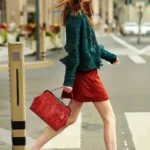 By Queen Unisex Vintage Τσάντα Μπορντό - Image 5