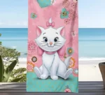 Πετσέτα Θαλάσσης Marie Aristocats Pink - Image 2