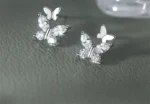 By Queen Σκουλαρίκια Καρφωτά Butterfly - Image 5
