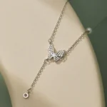 By Queen Κολιέ Butterfly Silver με Μαργαριτάρι και Zircon - Image 10