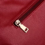 By Queen Γυναικεία Τσάντα Shopper Κόκκινη - Image 6