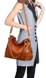 By Queen Γυναικεία Τσάντα Shopper Ταμπά - Image 3