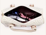 By Queen Σετ Γυναικεία Τσάντα 6 Τεμαχίων Άσπρη - Image 14