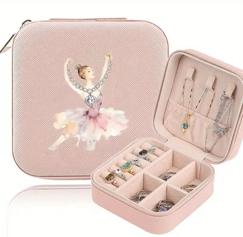 gift jewelry box ballerina grace1 By Queen Παιδική Ροζ Κοσμηματοθήκη Ballerina Grace - Image 1