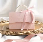 By Queen Feminine Luxury Pearl Purse Κουτί Δώρου Σε Ροζ