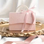 By Queen Feminine Luxury Pearl Purse Κουτί Δώρου Σε Ροζ