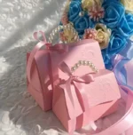 By Queen Feminine Luxury Pearl Purse Κουτί Δώρου Σε Ροζ - Image 12