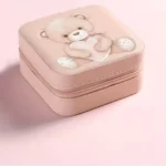 By Queen Ροζ Παιδική Κοσμηματοθήκη Teddy Heart
