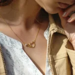 By Queen Κολιέ Gold Infinity Heart Καρδιά Και Άπειρο - Image 2