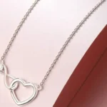 By Queen Κολιέ Sivler Infinity Heart Καρδιά Και Άπειρο
