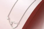 By Queen Κολιέ Sivler Infinity Heart Καρδιά Και Άπειρο
