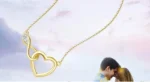 By Queen Κολιέ Gold Infinity Heart Καρδιά Και Άπειρο - Image 6