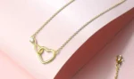By Queen Κολιέ Gold Infinity Heart Καρδιά Και Άπειρο - Image 7