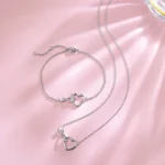 By Queen Κολιέ Sivler Infinity Heart Καρδιά Και Άπειρο - Image 7