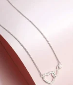 By Queen Κολιέ Sivler Infinity Heart Καρδιά Και Άπειρο - Image 4