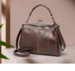 By Queen Unisex Vintage Τσάντα Καφέ