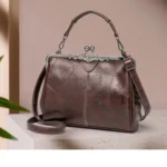 By Queen Unisex Vintage Τσάντα Καφέ
