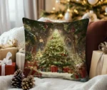 By Queen Limited Festive Edition Μαξιλαροθήκη Χριστουγεννιάτικο Δέντρο Με Δώρα 45x45εκ. - Image 5