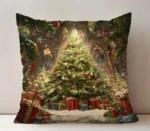 By Queen Limited Festive Edition Μαξιλαροθήκη Χριστουγεννιάτικο Δέντρο Με Δώρα 45x45εκ. - Image 7