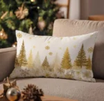 By Queen Limited Festive Edition Μαξιλαροθήκη Χρυσαφένιο Δάσος 50x30εκ.