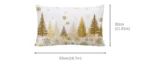 By Queen Limited Festive Edition Μαξιλαροθήκη Χρυσαφένιο Δάσος 50x30εκ. - Image 8