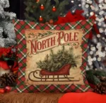 By Queen Limited Festive Edition Μαξιλαροθήκη North Pole Με Vintage Έλκηθρο 45x45εκ. - Image 5