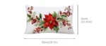 By Queen Limited Festive Edition Μαξιλαροθήκη Poinsettia Elegance 50x30εκ. - Image 6