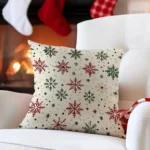 By Queen Limited Festive Edition Μαξιλαροθήκη Snowflake 45x45εκ.