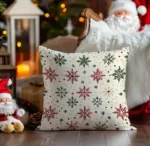 By Queen Limited Festive Edition Μαξιλαροθήκη Snowflake 45x45εκ. - Image 5