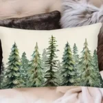 By Queen Limited Festive Edition Μαξιλαροθήκη Winter Forest Serenity 50x30εκ.