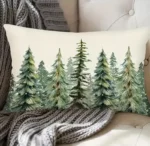 By Queen Limited Festive Edition Μαξιλαροθήκη Winter Forest Serenity 50x30εκ. - Image 5